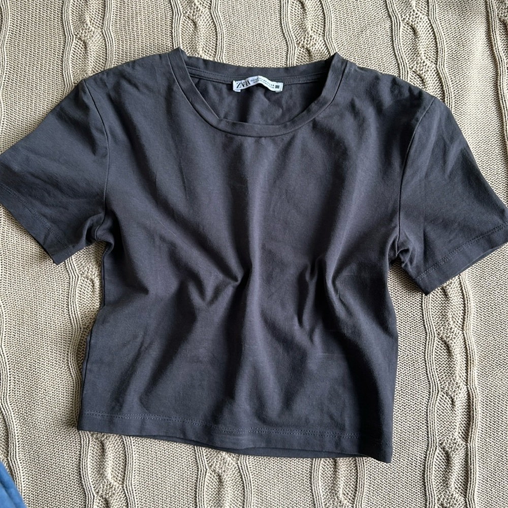 Zara soft crop top